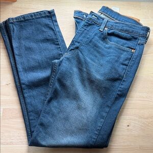 Levi's Dark Blue Straight Jeans